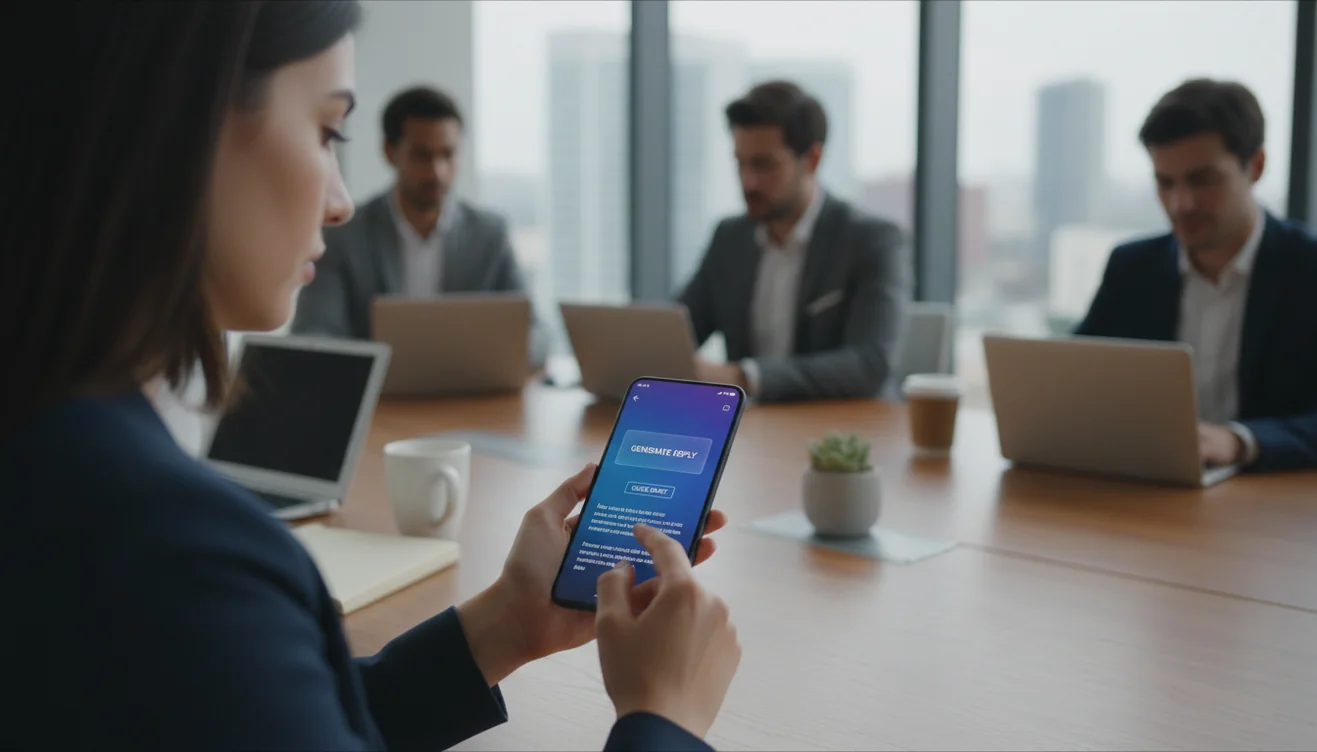 ai email assistant mobile app usage image