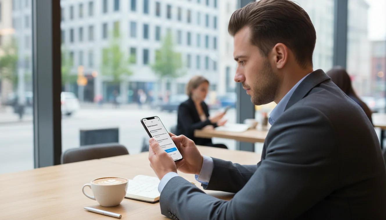 cold email generator mobile app usage image