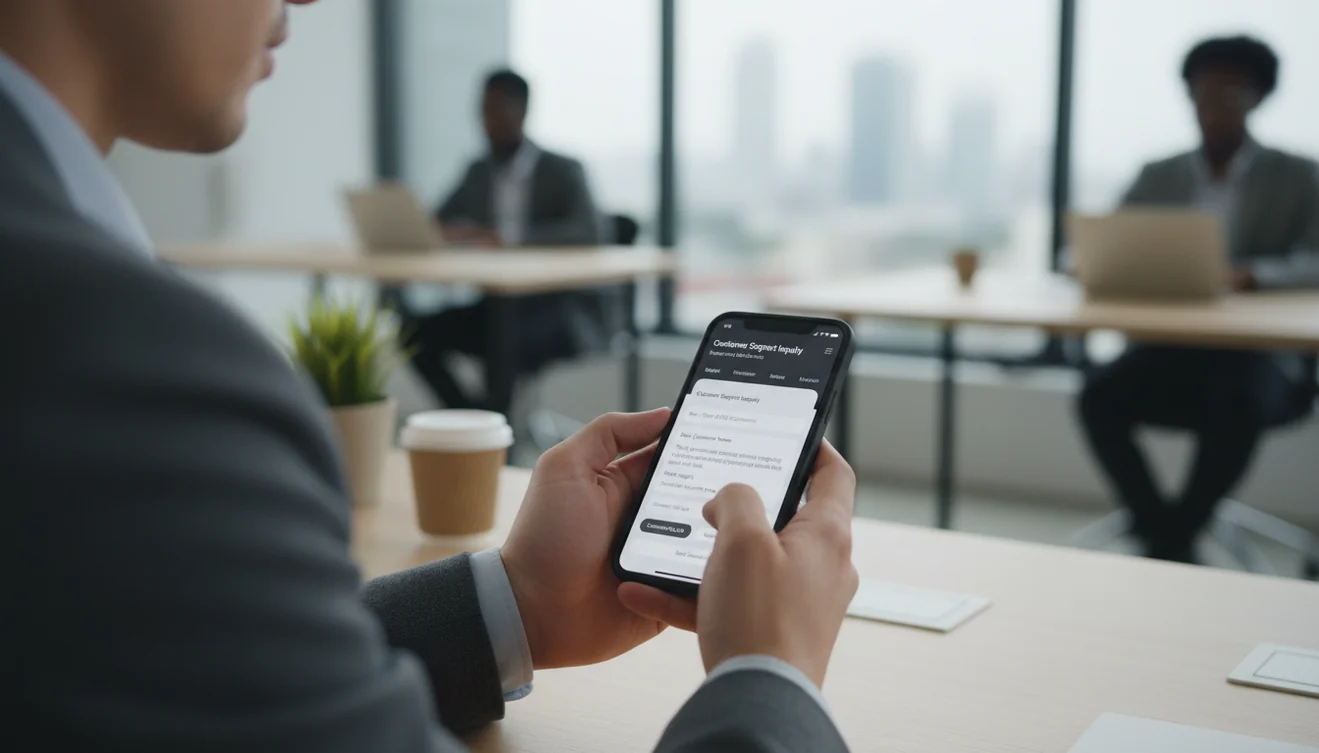 customer support email templates mobile app usage image