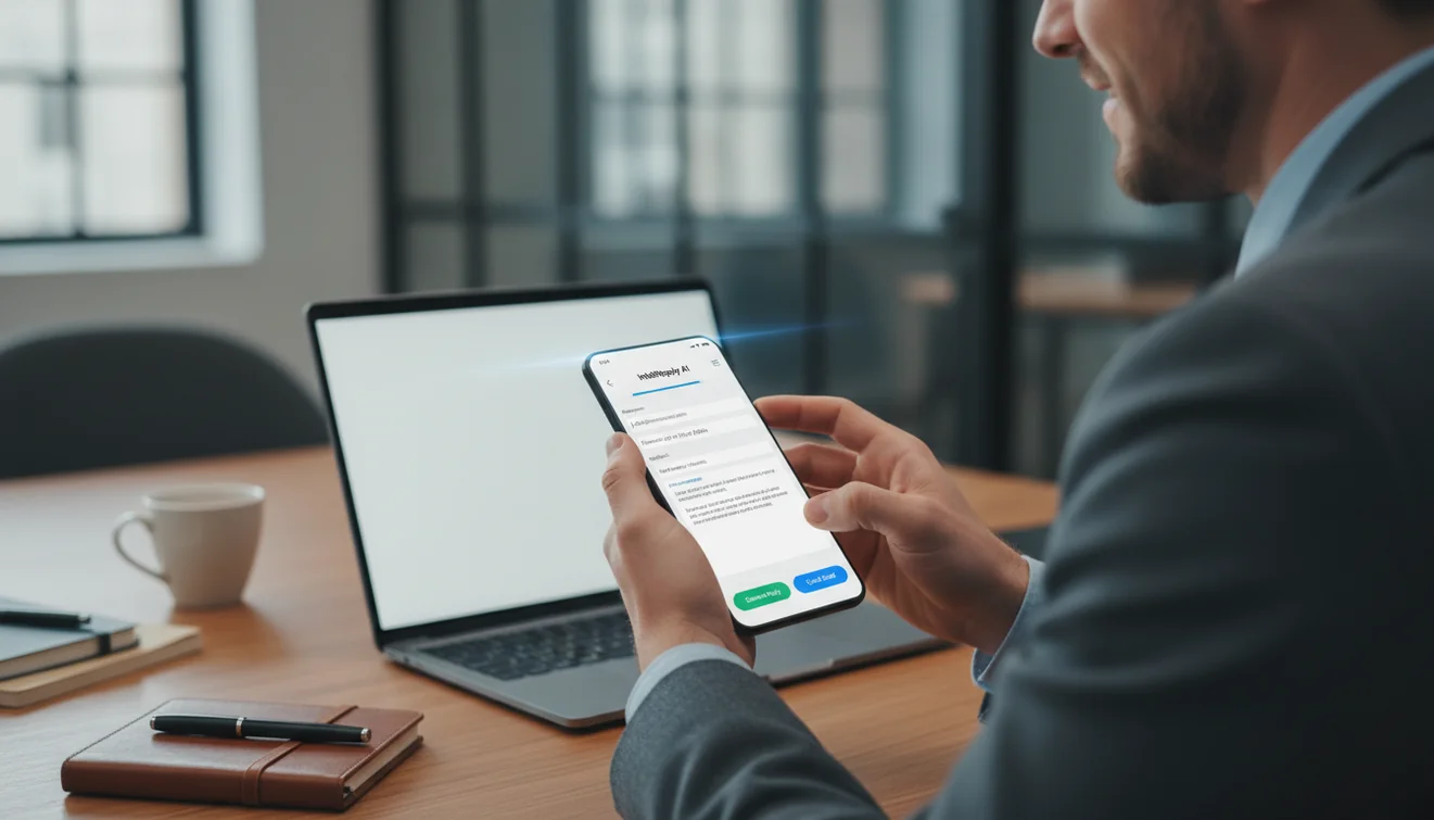 follow up email generator mobile app usage image